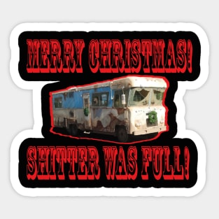 Merry Christmas Condor Sticker